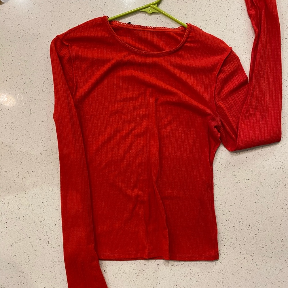 Red long sleeve